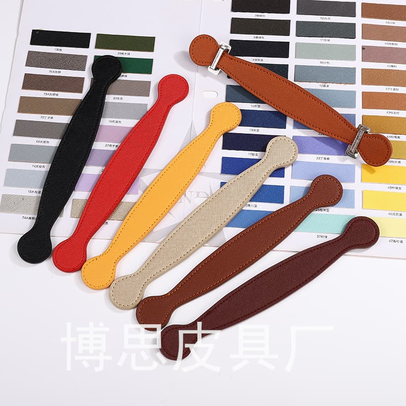 Bag straps, PU handles, luggage accessories, leather handles, leather handles, wide shoulder straps, wear-resistant, lightening, urban simplicity