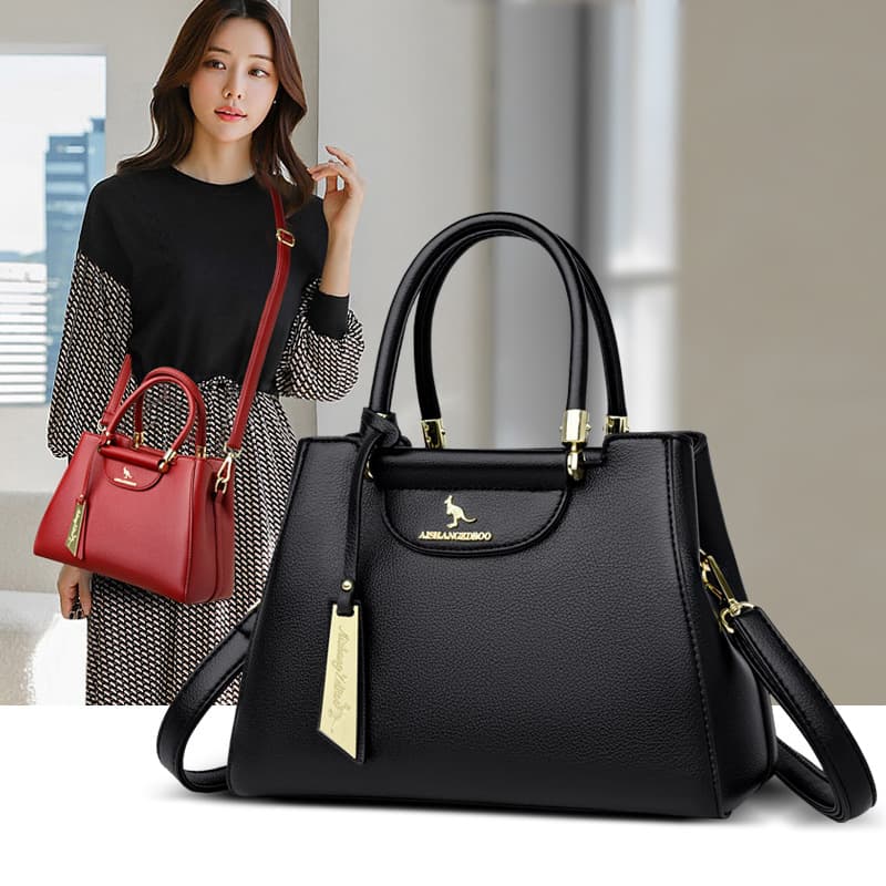 2024 new cross-border women's large handbag women's stylish middle-aged mother bag fashionable shoulder crossbody bag