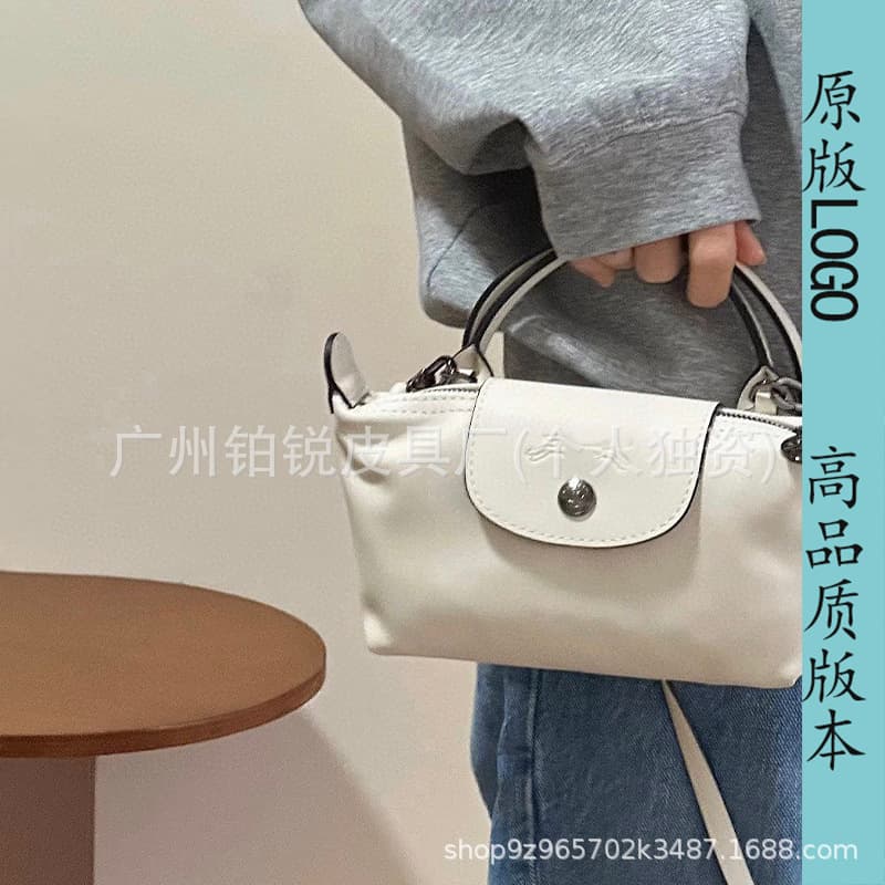 New Dragon Bag Cowhide Mini Dumpling Bag Shoulder Crossbody Bag Mini Handbag Phone Bag Cosmetic Bag Women's Bag Trendy