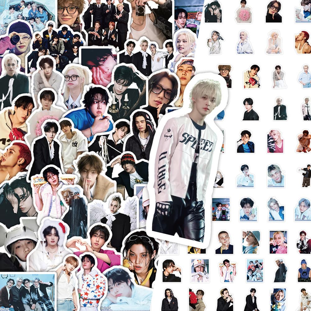 New 104 Stray Kids Stickers K-Pop Boy Band Album Concert Merch Phone Case Decals
