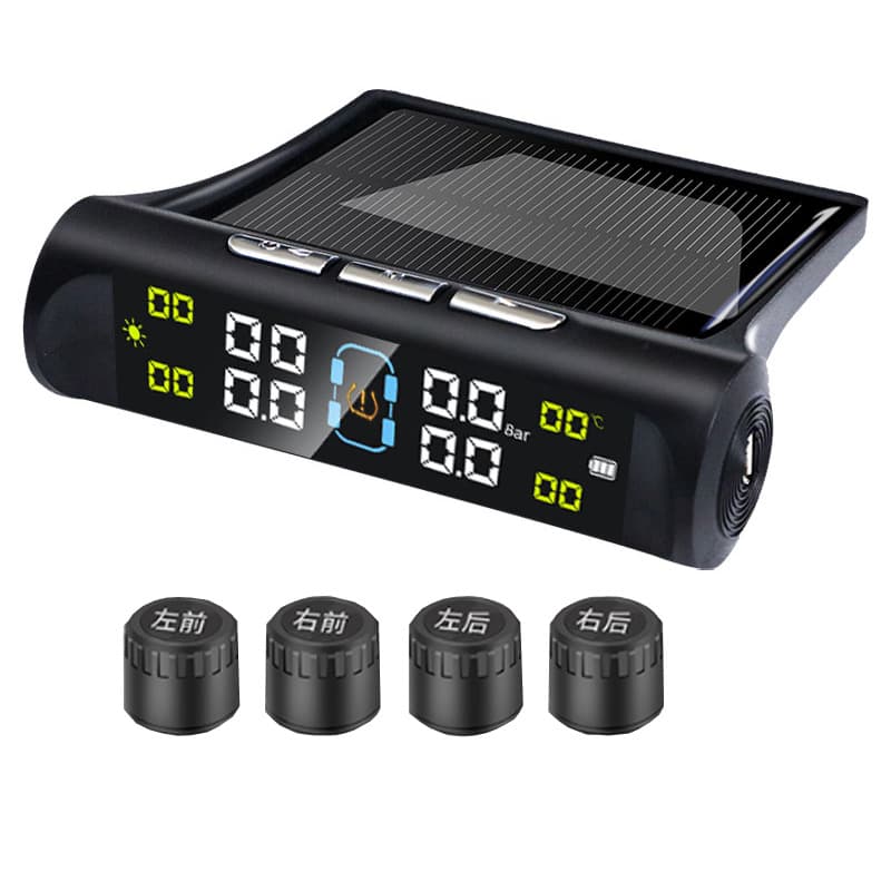 Shenzhen Tire Pressure Factory Car Tire Pressure Monitoring System TPMS Tire Pressure and Temperature Detection New Model