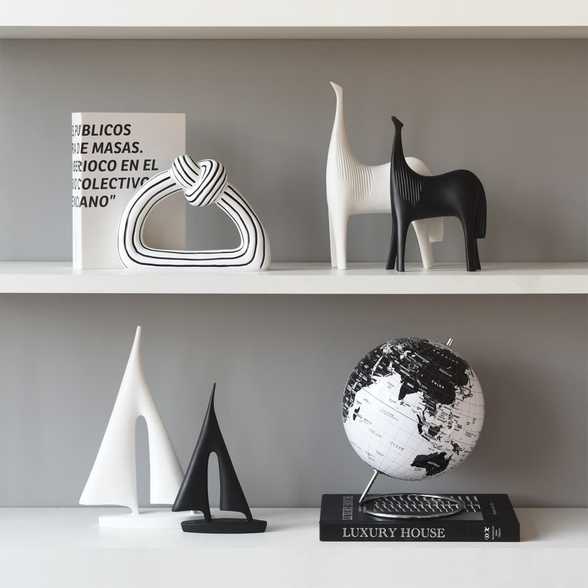 Wine cabinet home furnishings study globe display furnishings office modern art decorations