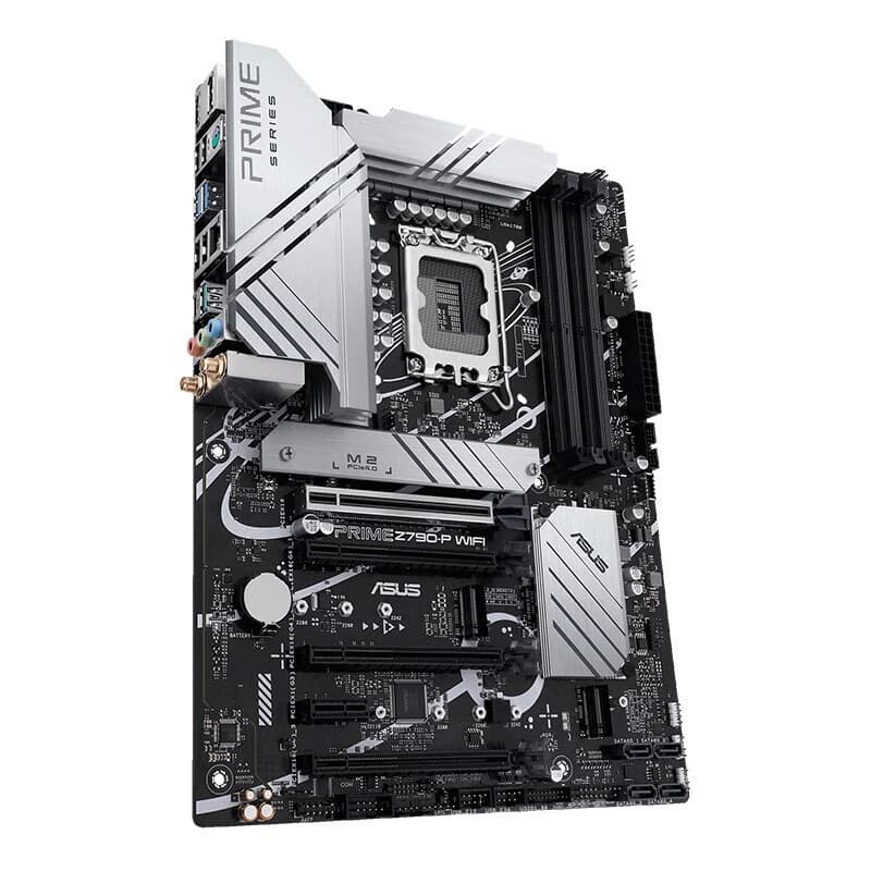 The ASUS PRIME Z790-P WIFI DDR5 computer motherboard is compatible with 13th Gen CPU 13600KF 13700KF