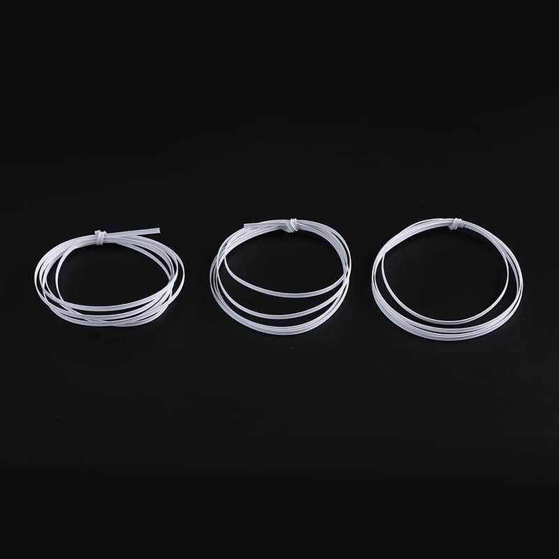 Customized white double-core nose bridge strip, 5mm coated iron wire binding strap, mask fishbone positioning nose bridge strip