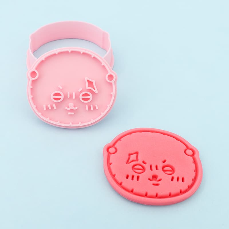 New 3D Cartoon Realistic Cookie Mold Small Hachi Usagi Chiikawa Cookie Press Cutter Baking Tool