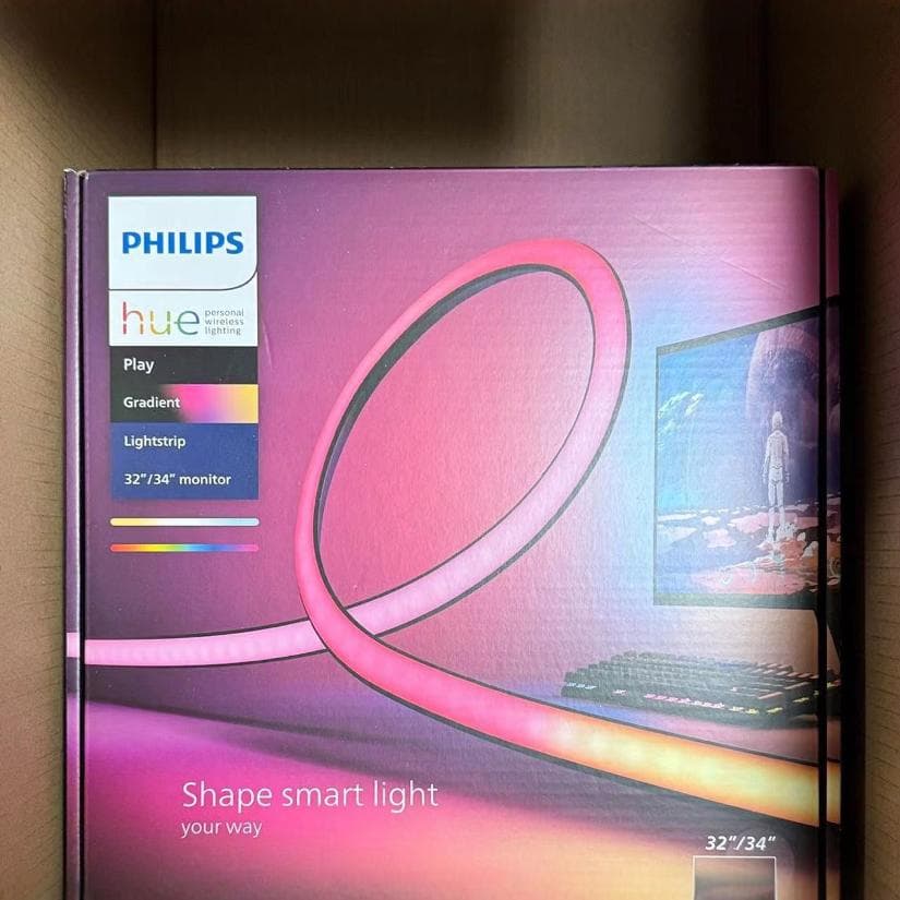 Hue PC Monitor Light Strip 32-34 inch Power Supply and Light Strip