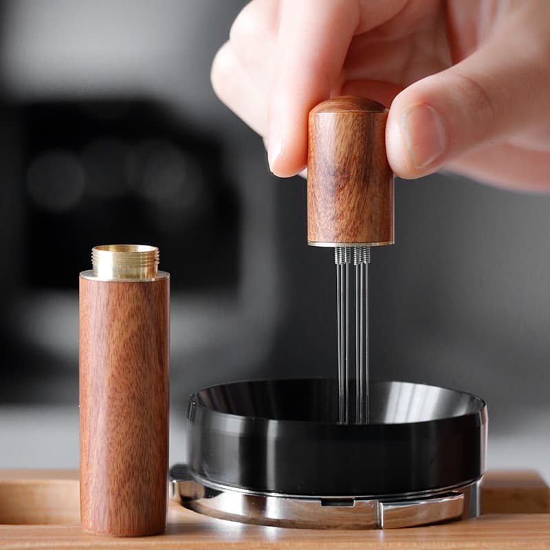Portable Mini Coffee Powder Needle Cloth Powder Dispenser Coffee Stirring Block Crusher Utensils Needle Type