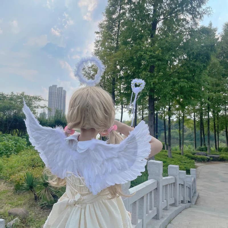 Factory Direct Angel Wings for Kids and Adults, Angel Feather Wing Props, Halloween Wing Props Wholesale