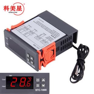 Temperature Controller STC-1000 - Aquarium Incubation Seafood Machine - Electronic Digital Microcomputer Temperature Controller Switch