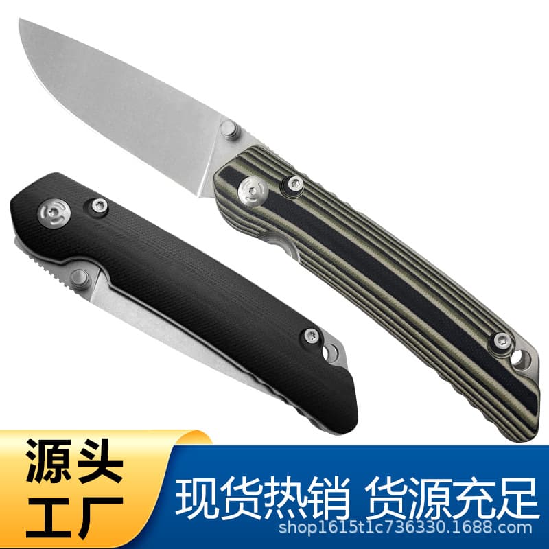 New Outdoor Folding Knife for Camping, Mountaineering, Tactical Use, Wilderness Survival, Portable Knife, Factory Direct Sale
