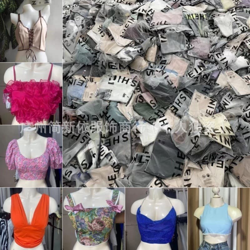 Shein Summer Foreign Trade Suspenders, Tube Top Mixed Hot Girl Outfits, Southeast Asia Hot Zone Trendy Style Factory Direct Sales Wholesale