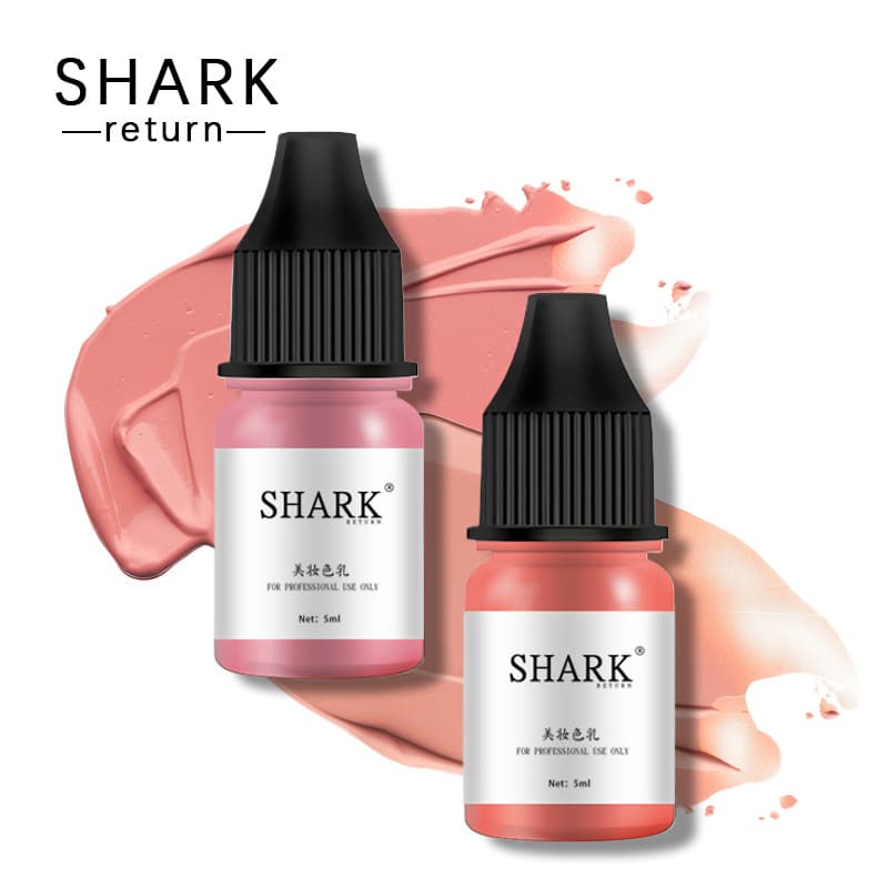 Shark European Lip Color Material for Natural Lip Modification, Dark Lip Color, Milky Pink, Pure Plant Lip Tattoo, Lip Bleaching, Lip Tattoo Embroidery Color Material