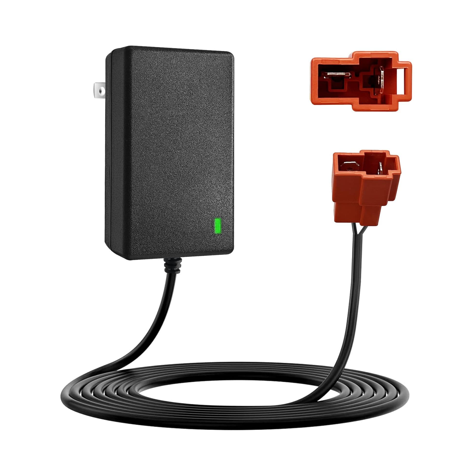 24V Battery Charger for Kids Ride-On Toys HTUTV44 Pin Red Square Plug Charger