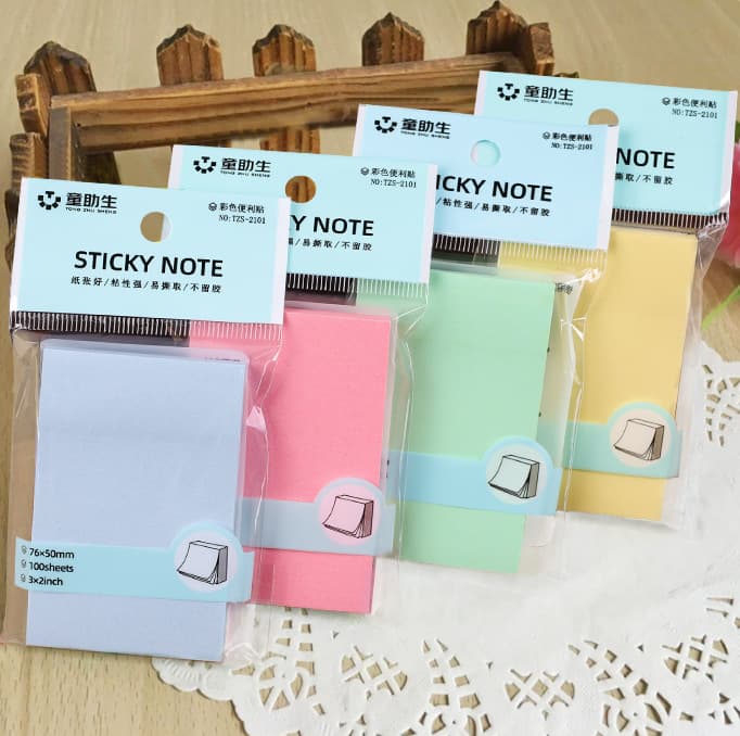 Office Stationery Small Sticky Notes In Stock Student Notepad Tearable Creative Cute Sticky Note Index Paper