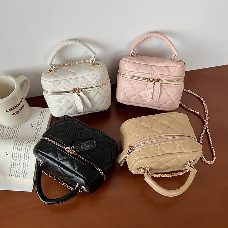 Large Mini Quilted Chanel-Style 2026 Spring/Summer New Handbag Chain Bag Versatile Shoulder Crossbody Small Bag