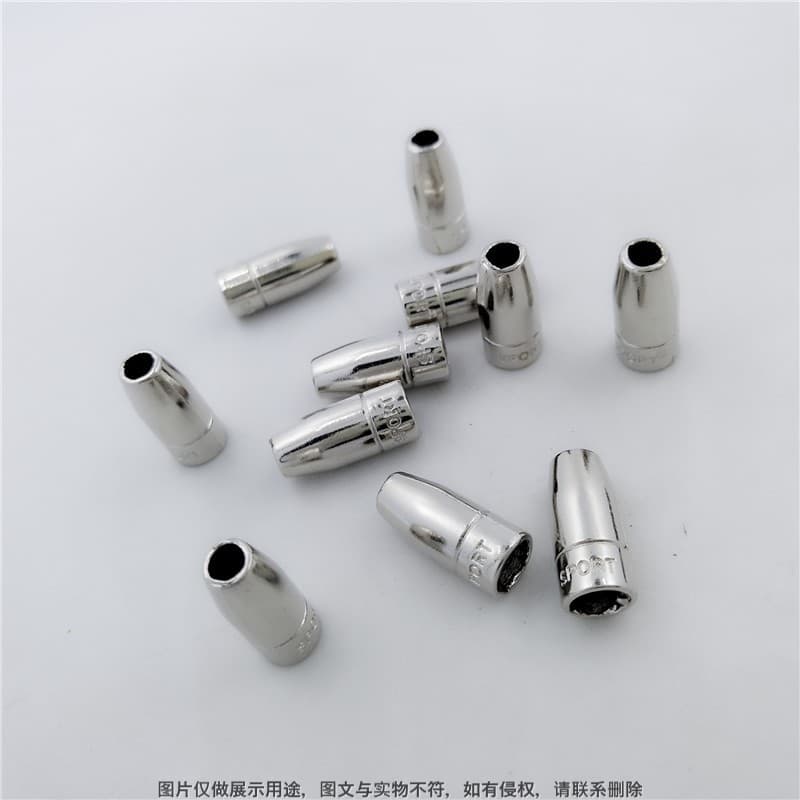 Horn-shaped cap bell sport conical metal hanging bell zinc alloy cap bell rope buckle rolling electroplated white adjustment buckle