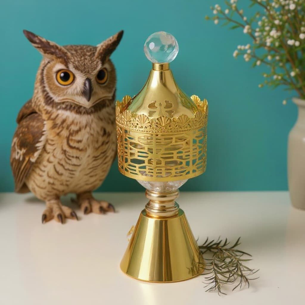 Middle Eastern Arabic Incense Burner Metal Hollow Creative Incense Burner High-End Craftsmanship Factory Direct Incense Coil