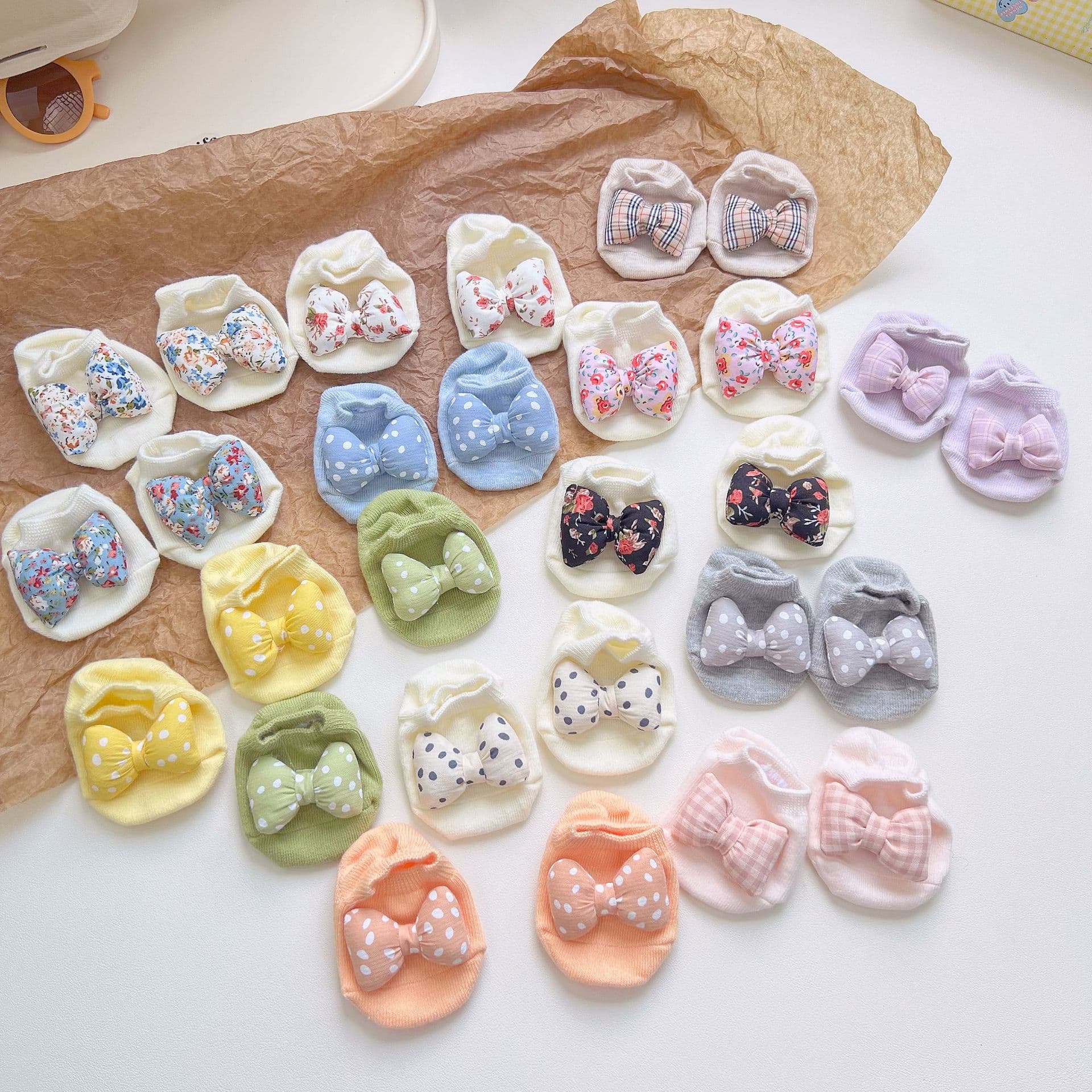 Ins Style Baby Toddler Socks Invisible Socks with 3D Doll Design Cotton Socks for Kids Indoor Wear