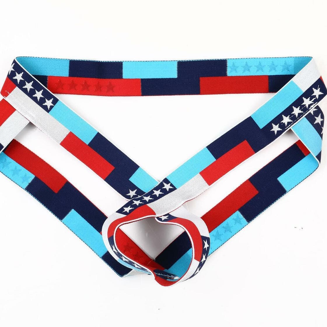 Sexy Low Waist Men's Underwear Butt Enhancing Ringed Double Dip Trunks E067