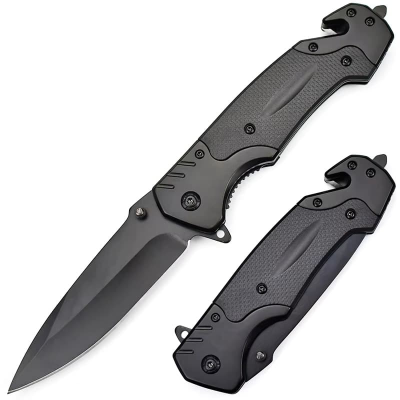 Camping Knife Outdoor Multi-function Knife G10 Tactical Self-defense Knife Outdoor Survival Knife Wholesale for Cross-border Trade