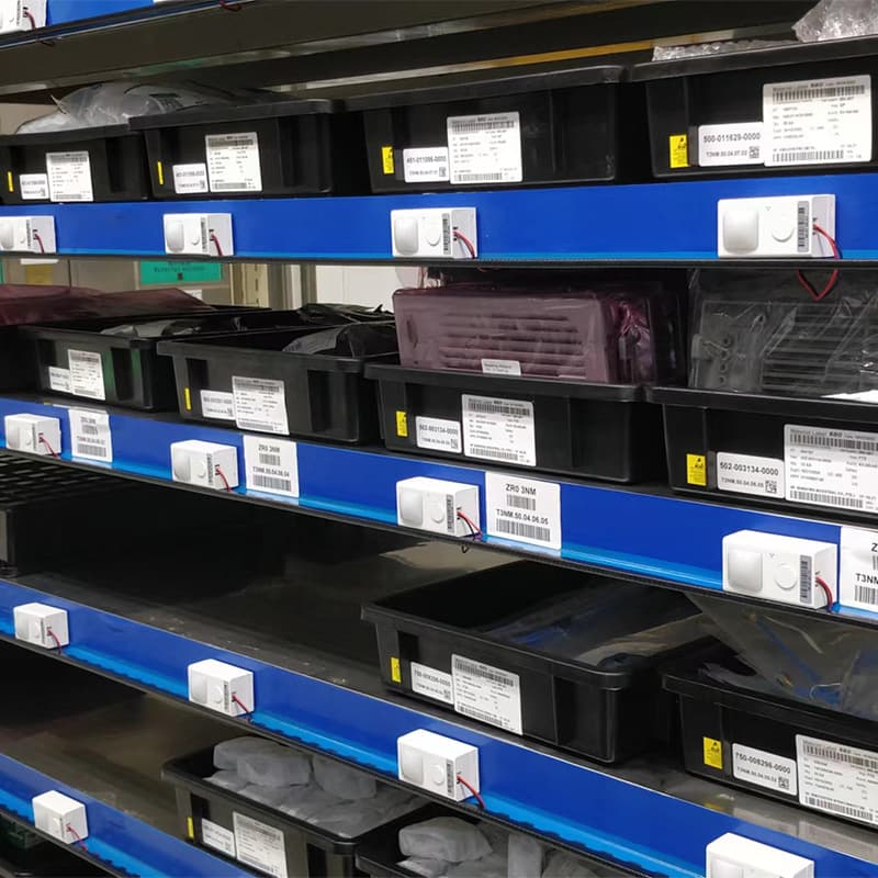 1st Generation Low-Power Wireless E-Tags, Smart Warehouse Picking System with Light-Up Reminders, Wireless Control, Data-Driven