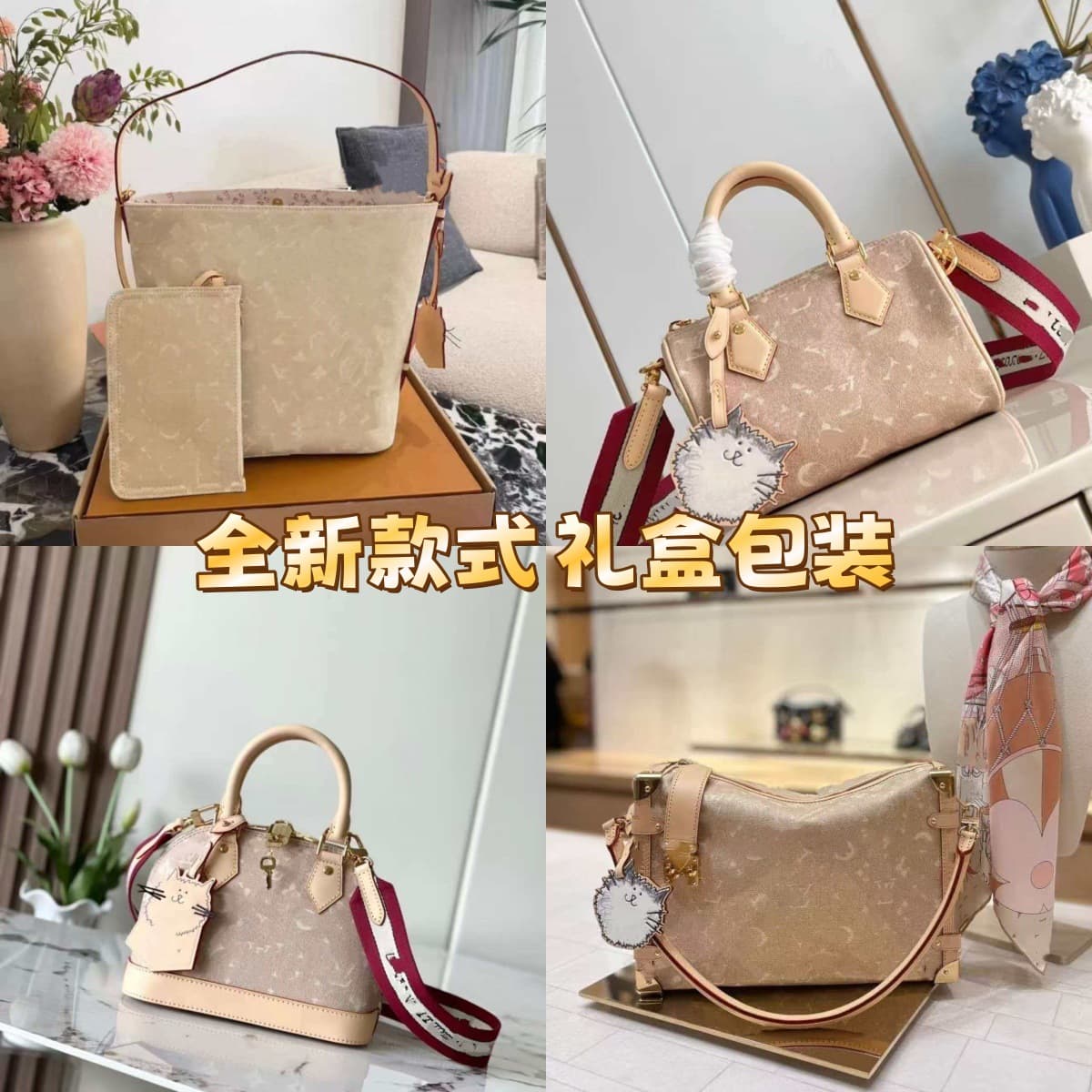 New Boston Handbag, Classic Handbag, Shoulder Crossbody Bag, Casual, Fashionable and Versatile