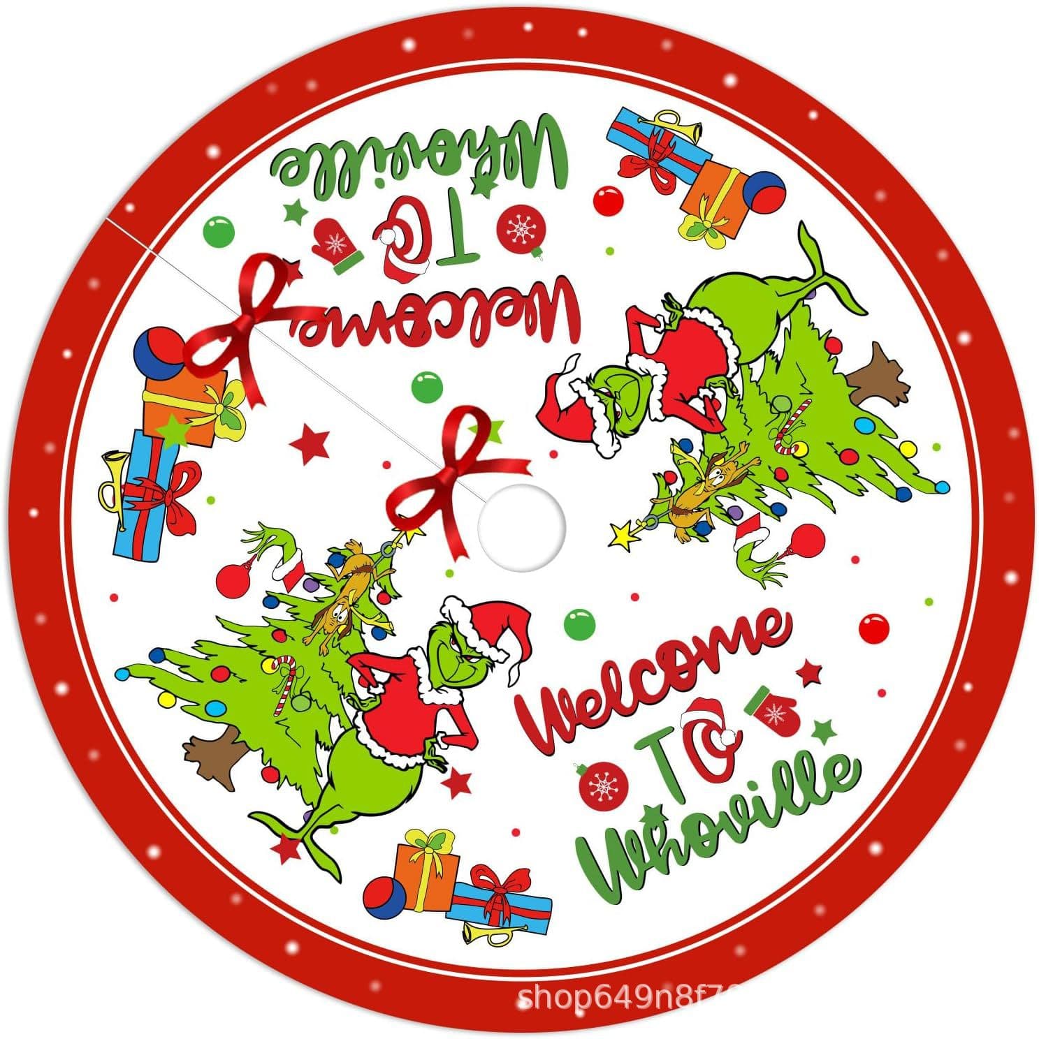 Cross-border Amazon Christmas Tree Dress Party Decoration Birthday Tree Cushion Indoor and Outdoor Home Christmas Decoration