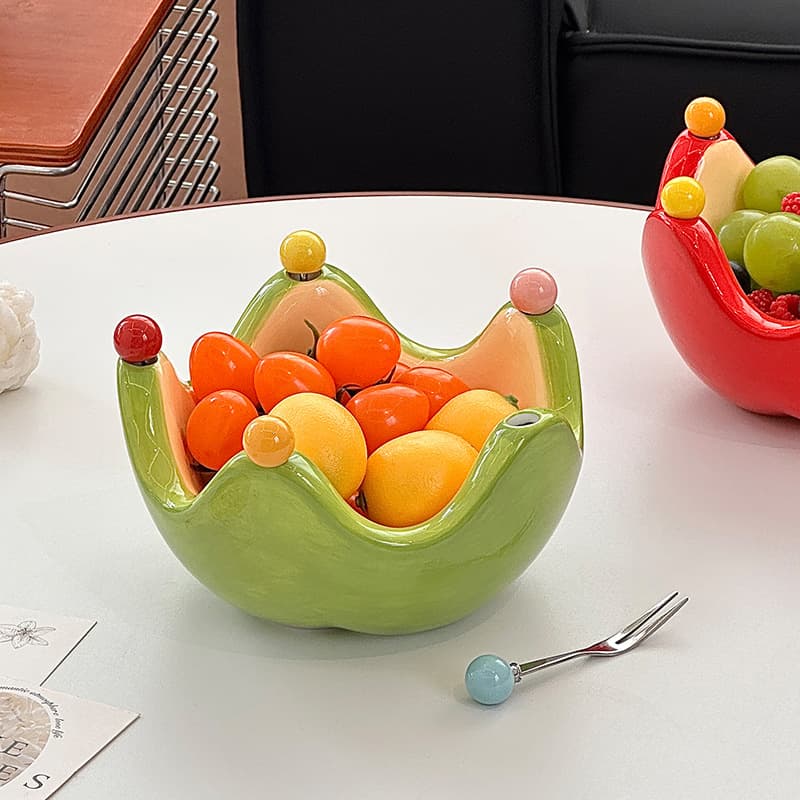 Apple Fruit Tray Home Fruit Snack Plate Table Snack Plate Premium Decorative Storage Tray