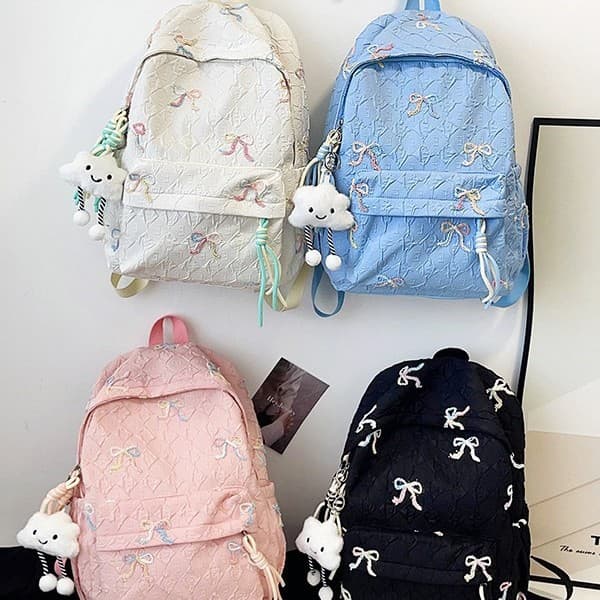 Versatile Middle School Student Travel Laptop Backpack Cute Schoolbag for Teen Girls Fashionable Backpack