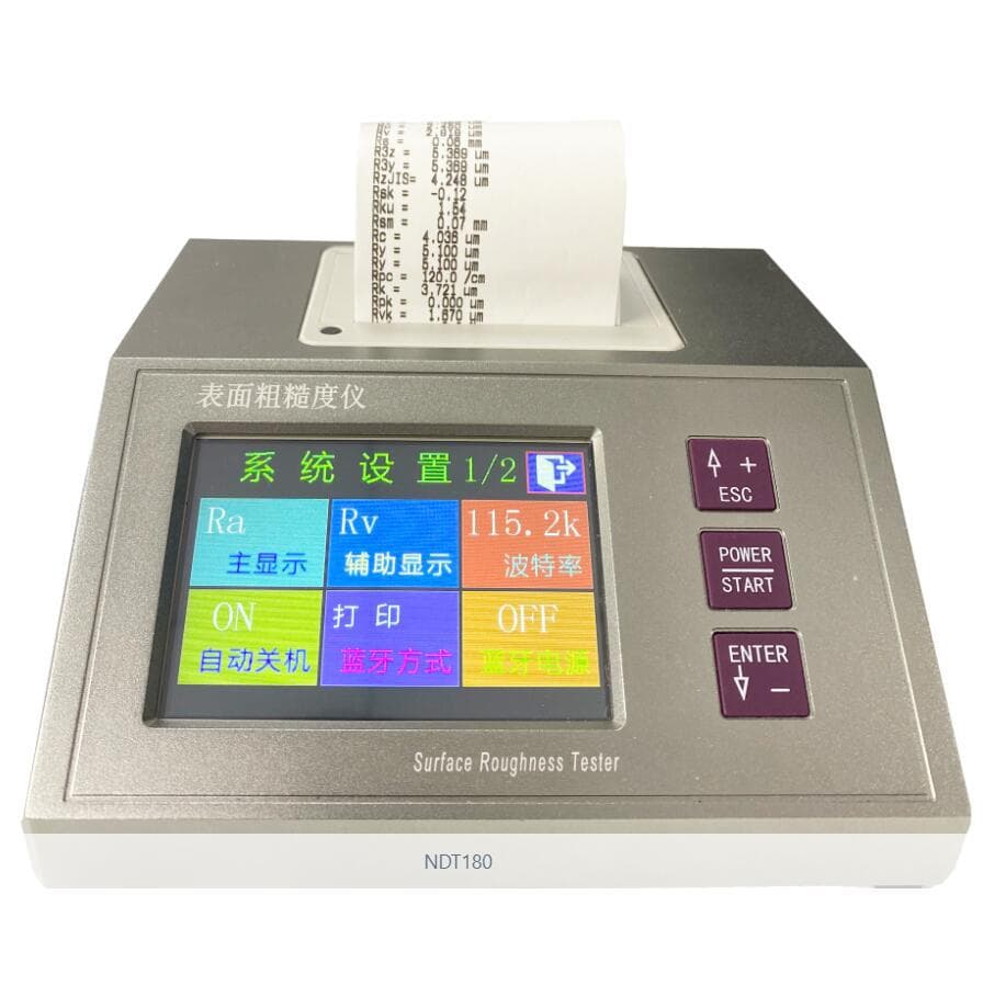 NDT320 Precision Roughness Tester Built-in Printer for Measuring Metal and Non-Metal Parts
