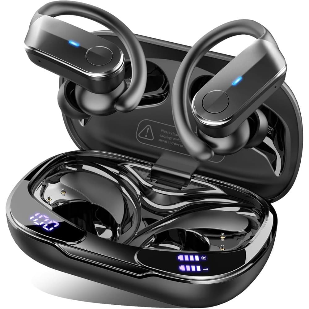 Wireless Earbuds, Sports Bluetooth 5.4 Headphones IPX8 Water