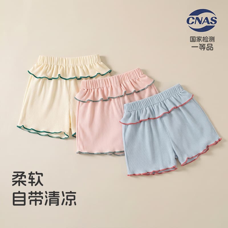 Baby Girl Shorts Summer Outwear Stylish Bamboo Cotton Thin Bloomers Toddler Girls' Bottom Pants