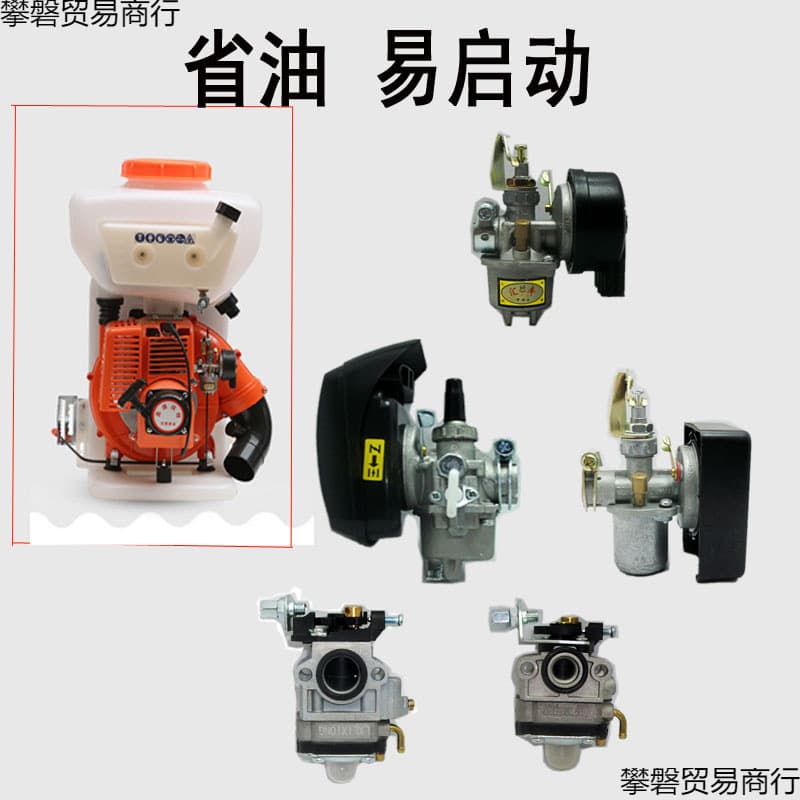 Motorized Four-Stroke Gasoline Engine Sprayer Mist Machine Drilling Machine Pesticide Accessories Diaphragm Carburetor Spark Plug