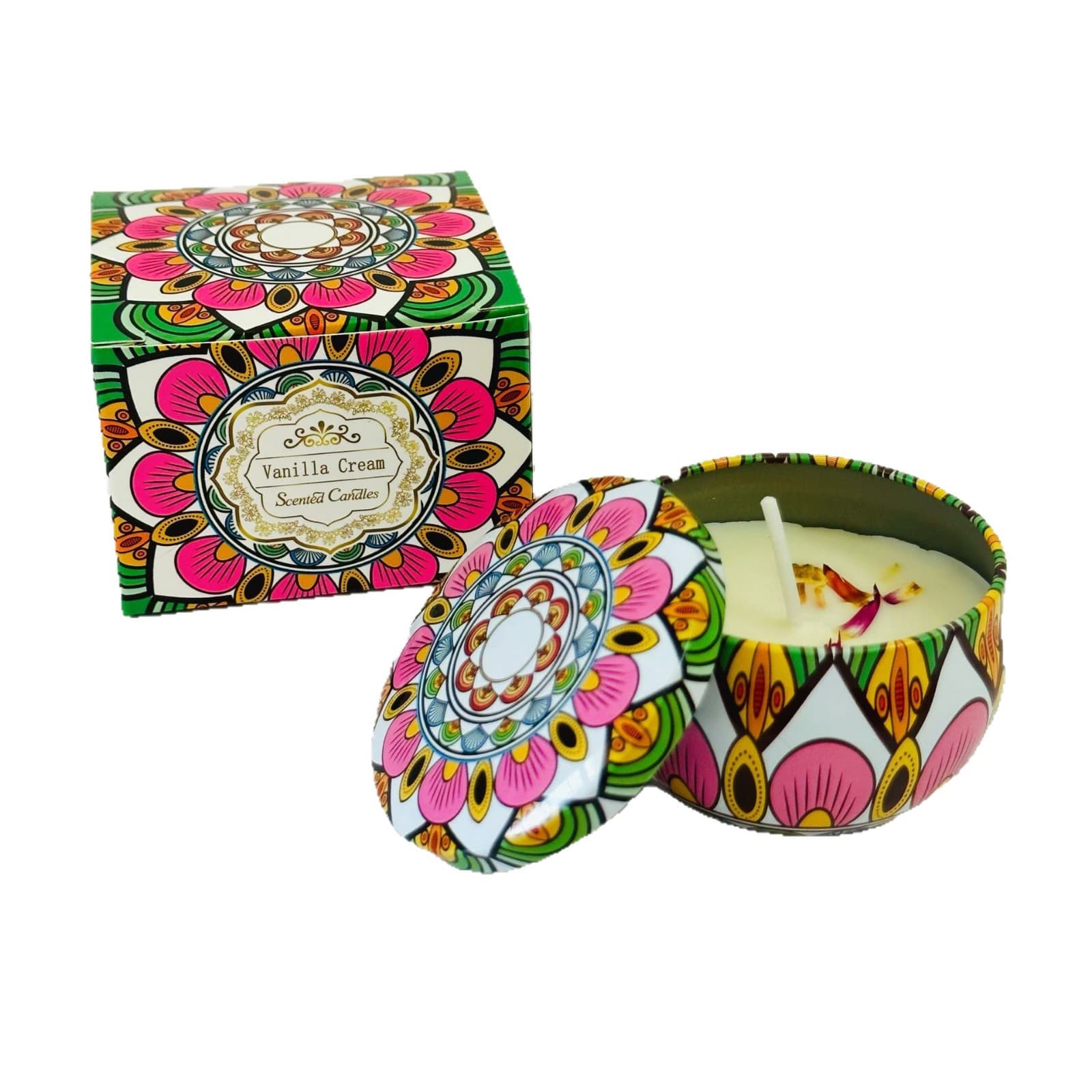 Cross-border Soy Wax Dried Flower Scented Candle Wedding Favor Birthday Gift Aromatherapy Candle Wholesale