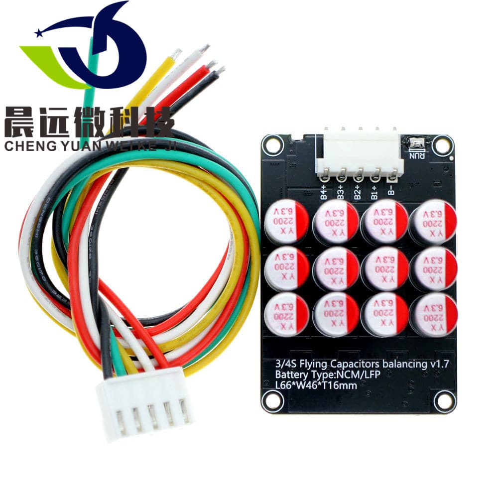 Active Balance Board For Lithium Battery Packs 3-24 Series Three-element Lithium Iron Phosphate Use Balance Module Equalizer