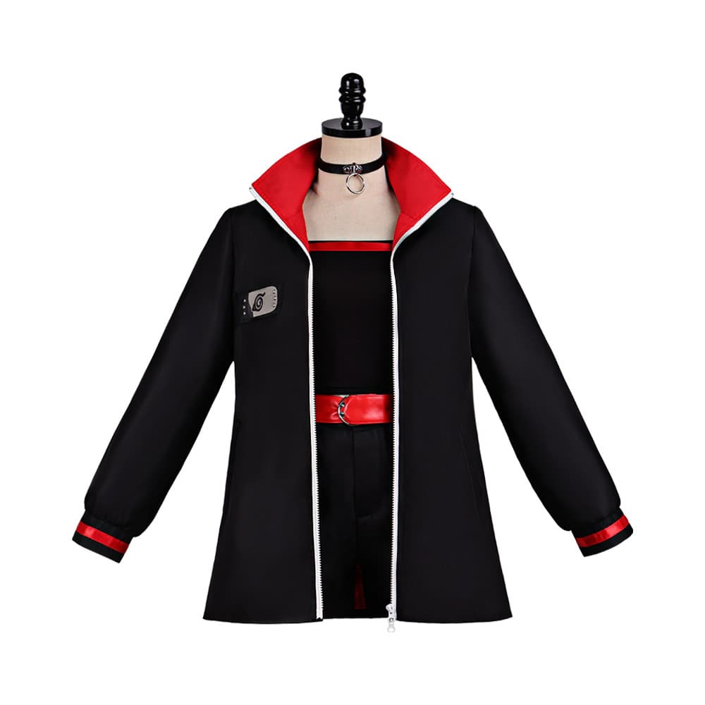 Uchiha Saruna Cosplay Costume Ninja Boruto Cosplay Japanese Anime Character Role-Playing Costume 2D Halloween