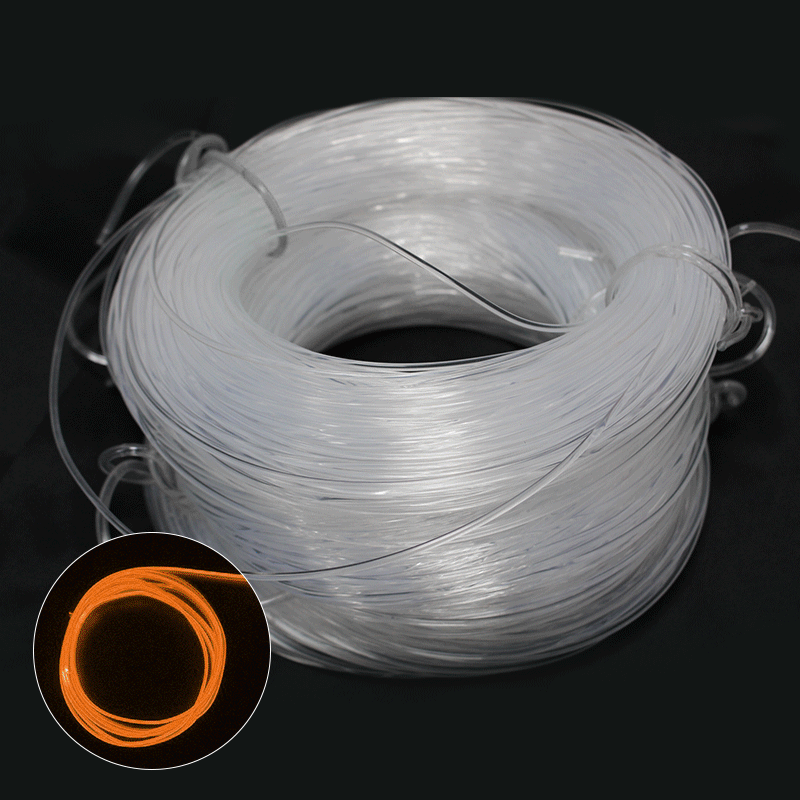 Fiber Optic Pattern LED Light Guide Decorative Strip Teflon Fiber Optic Wire Bright Uniform Light Guide Strip