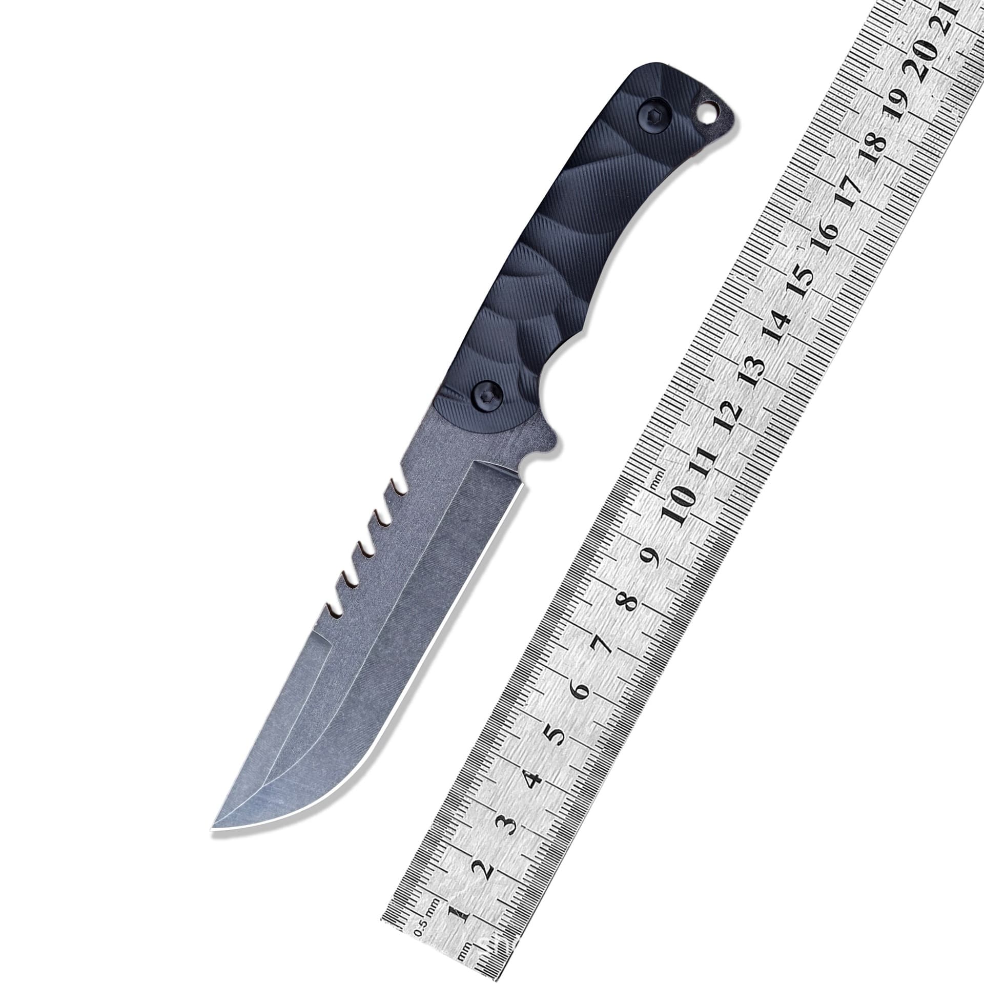 Cross-border Hot Selling Camping Outdoor Integrated Frame Survival Hunting Knife Daily Portable Sharp Fruit Knife