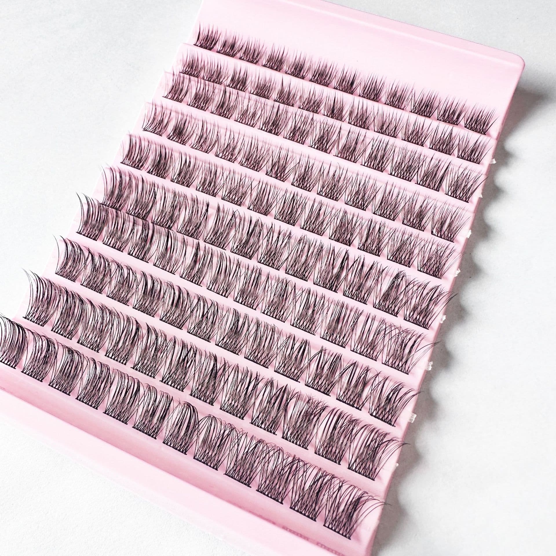 European and American cross-border popular single-cluster DIY segmented grafted false eyelashes with naturally thick and curled eyelashes