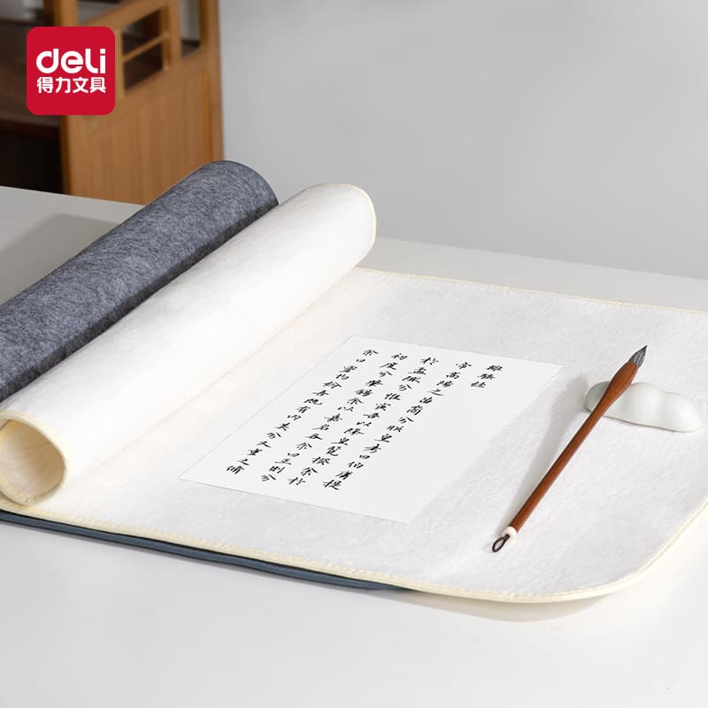 Deli HW706/HW709 thickened solid-color felt, calligraphy felt pad, thickened brush pad for student stationery