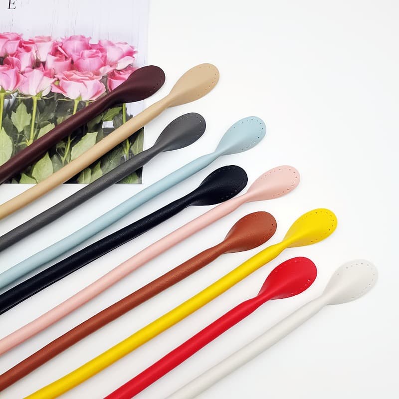 DIY Thick Leather Handbag Straps, Shoulder Straps with Core Stitching, Ready-to-Ship Wholesale