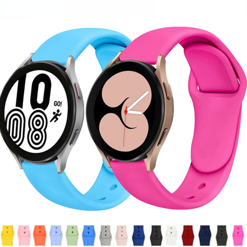 Compatible with Huawei, Samsung, Garmin, Huami, Garmin 20mm/22mm Silicone Watch Strap Solid Color Reverse Buckle Silicone Watch Band