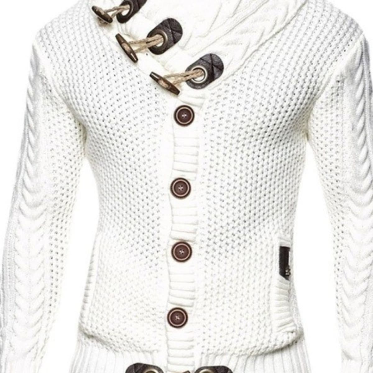 Men Knitted Jacket Cardigan Winter Casual Sweaters Jumper