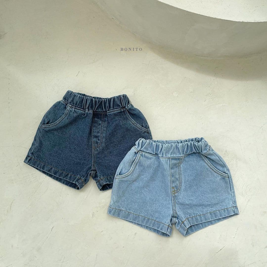 2025 Summer Kids Denim Shorts New Korean Style Solid Color Shorts for Boys and Girls Fashionable Insert Pocket Pants Trendy Children's Pants