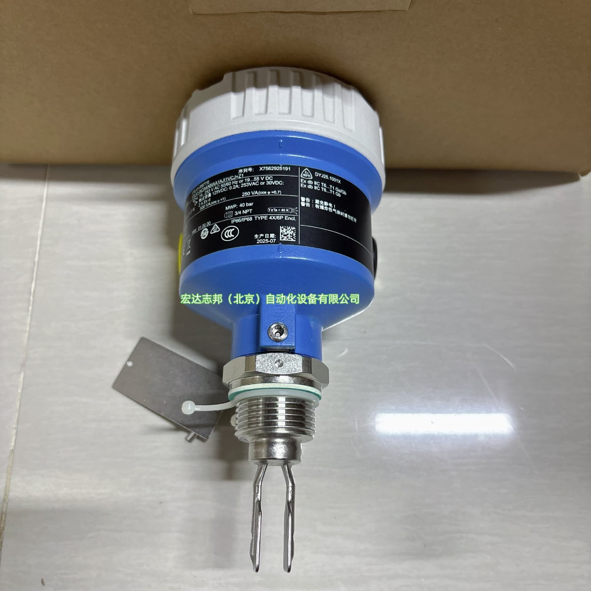 E+H Endress+Hauser Liquid Tuning Fork Switch FTL41-NCA4ABIAA1AJI1VCJ+Z1 Level Switch