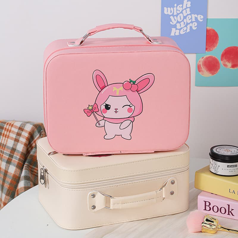Trending Ins-style Makeup Case Gift Handbag Portable Cartoon Cosmetic Bag Storage Organizer for Cosmetics Wholesale