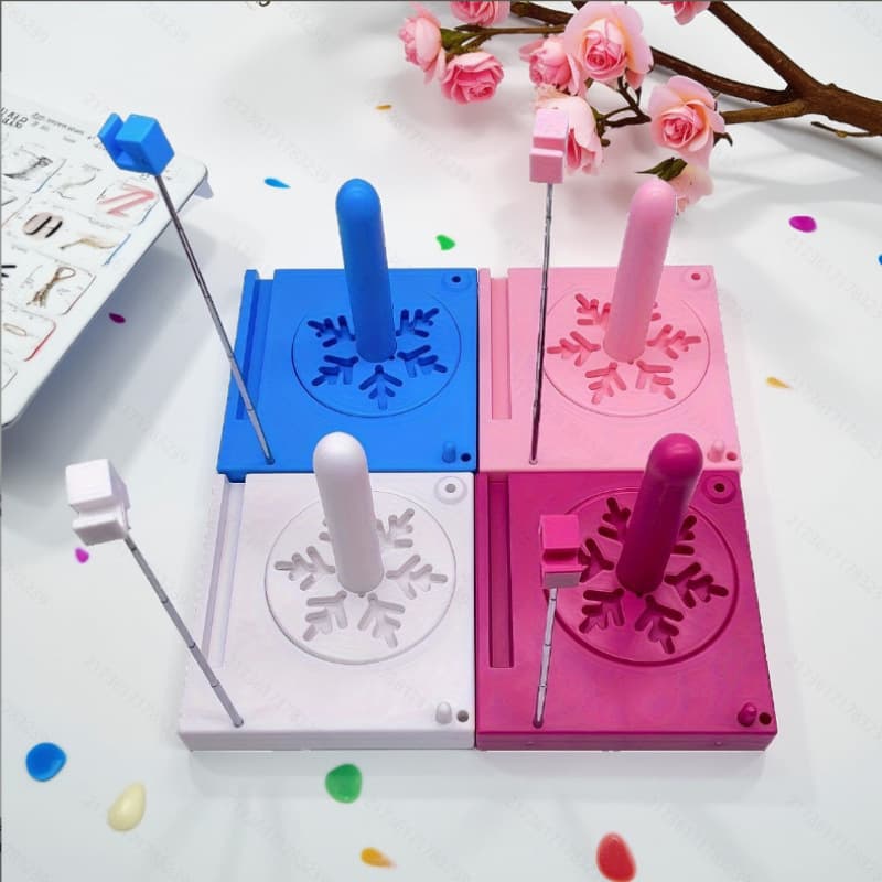 Cross-Border Yarn Spool Box 3D Shiny Portable Multi-functional Yarn Bobbin Box Portable Simple High-End