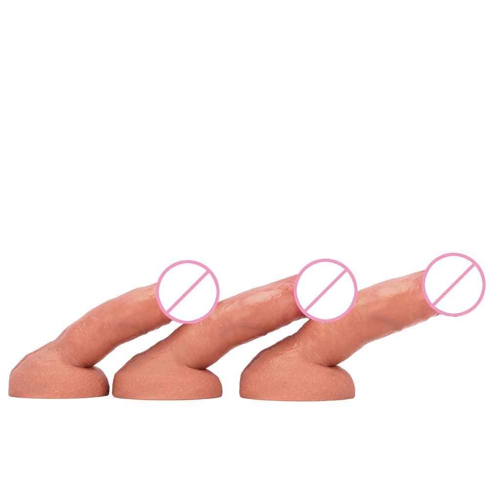 Extra Large Liquid Silicone Eggless Upturned Big Dildo Anal Plug for Men and Women Posterior Fisting Realistic Male Penis Anal Plug