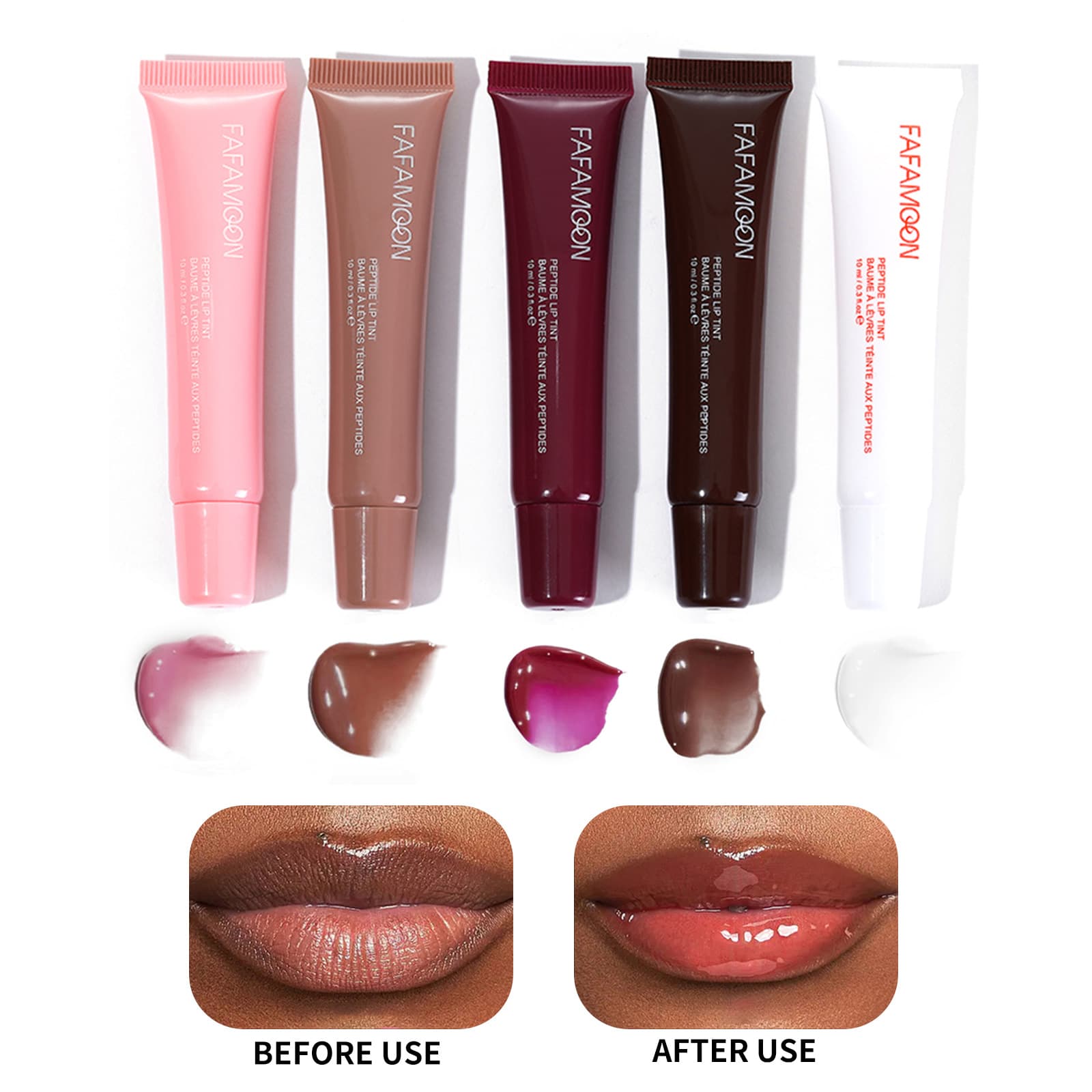 Hydrating Glass Lip Glaze Moisturizing Long-lasting Glossy Liquid Lipstick Non-stick Cup Plump Lip Oil Shiny Bubble Lipstick