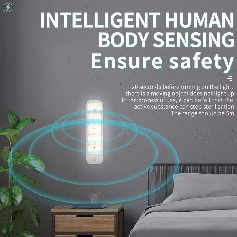 Disinfection lamp UVC germicidal lamp lighting night light disinfection two-in-one fully automatic protective lighting cabinet night light